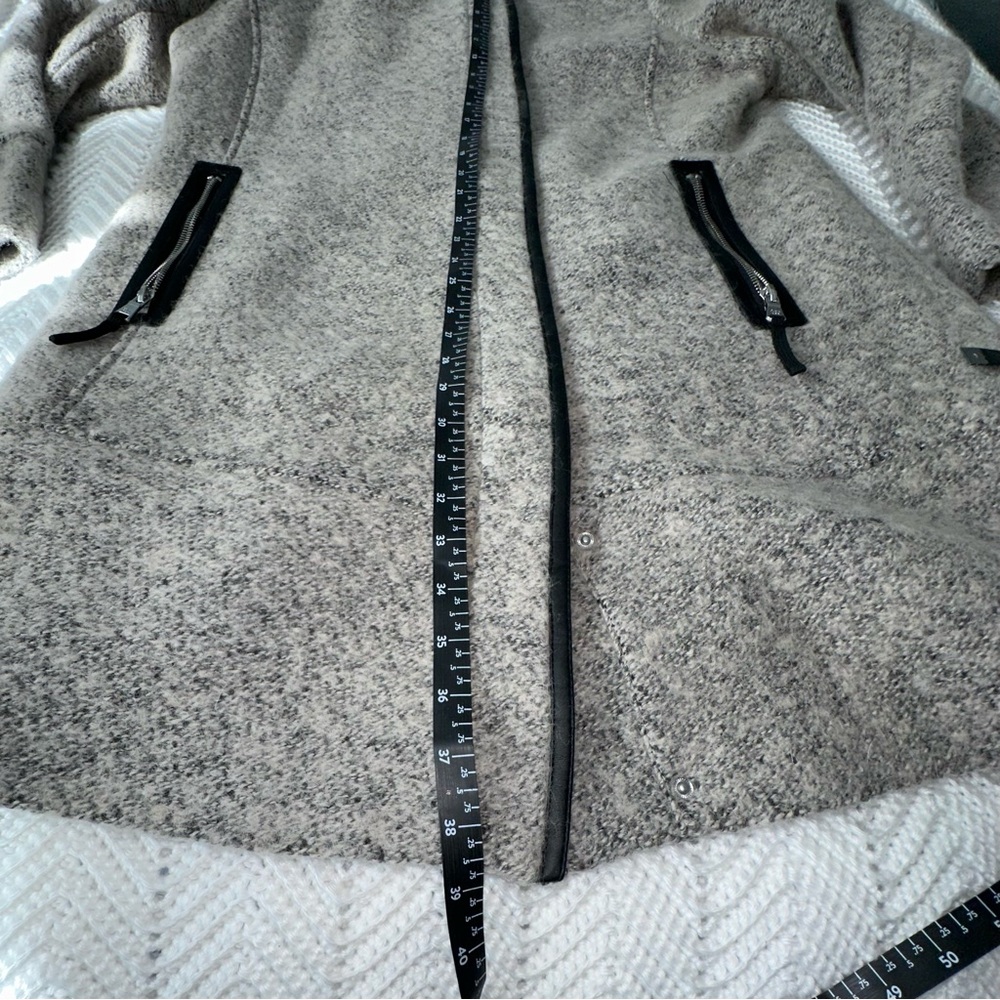 Women's Calvin Klein Gray Wool Blend Walker Coat - XL - NWOT - Picture 7 of 9